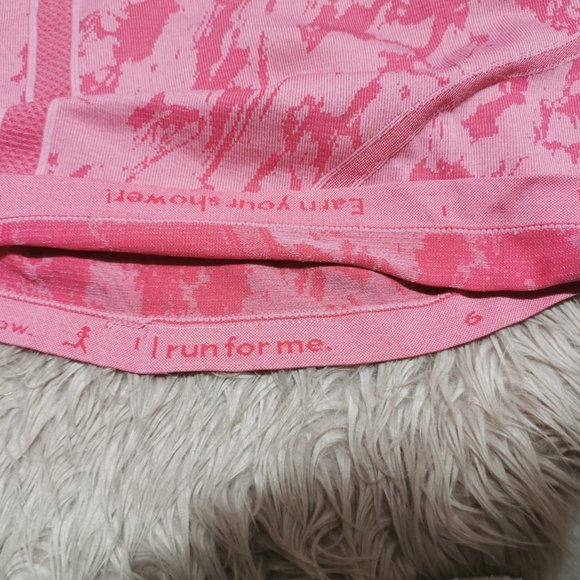 Lululemon Run Swiftly Tech Tank Heathered Bon Bon - Picture 5 of 5